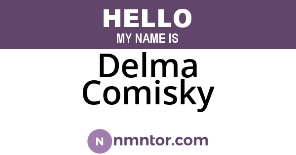 Delma Comisky