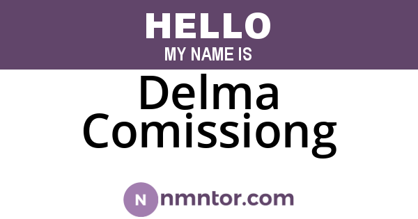 Delma Comissiong