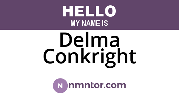 Delma Conkright