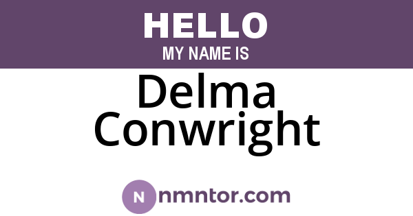 Delma Conwright
