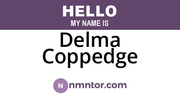 Delma Coppedge