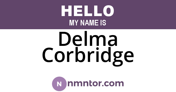 Delma Corbridge
