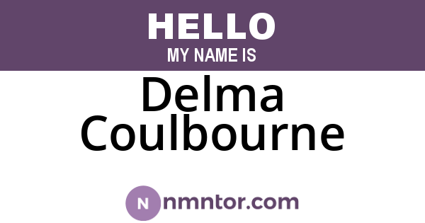 Delma Coulbourne