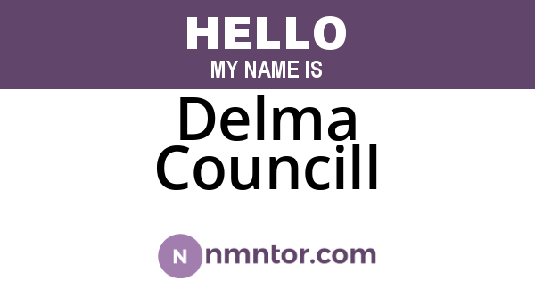 Delma Councill