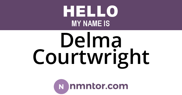 Delma Courtwright