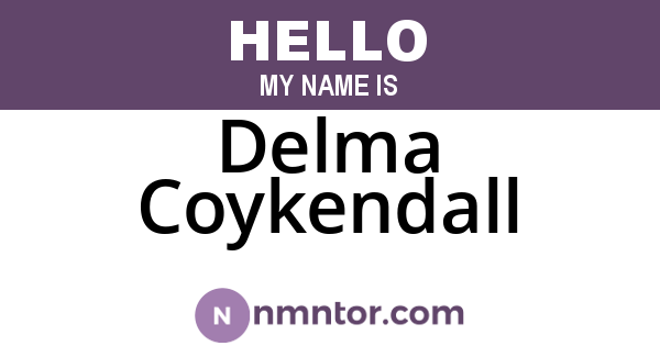 Delma Coykendall