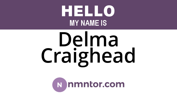 Delma Craighead
