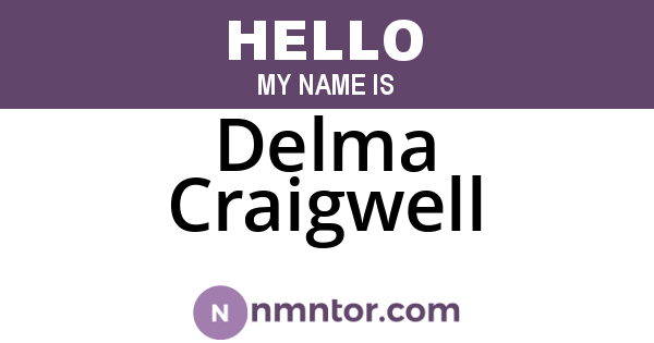 Delma Craigwell