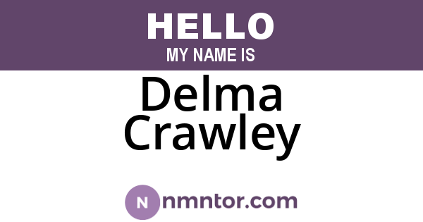Delma Crawley