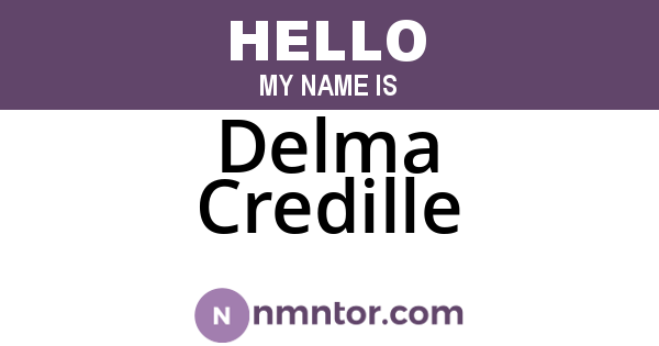 Delma Credille