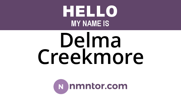 Delma Creekmore