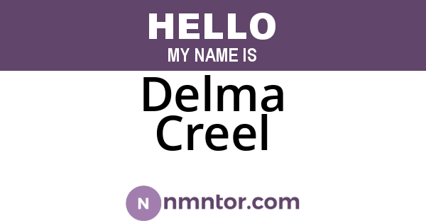 Delma Creel