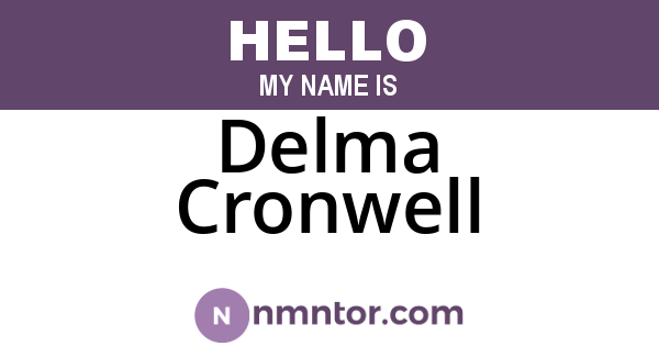 Delma Cronwell