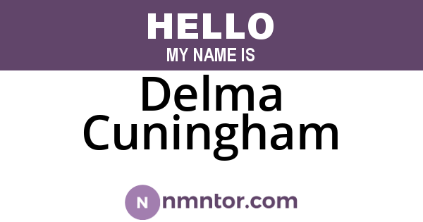Delma Cuningham