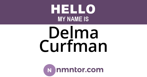 Delma Curfman