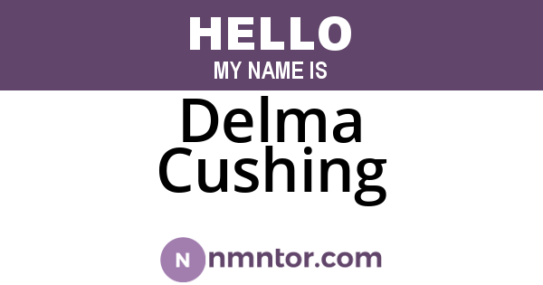 Delma Cushing