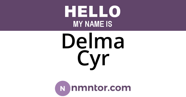 Delma Cyr