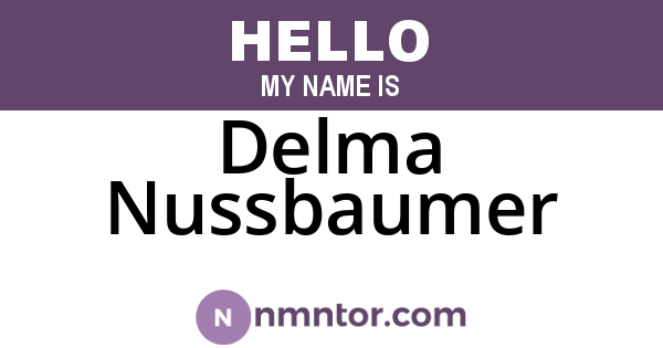 Delma Nussbaumer