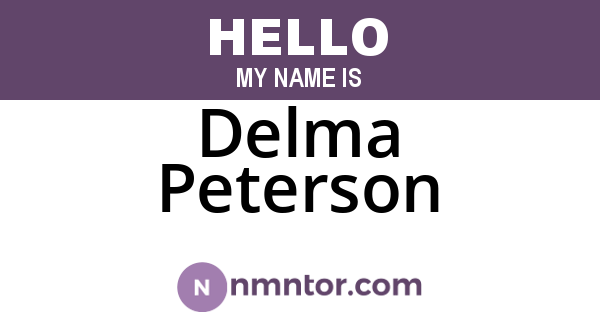 Delma Peterson