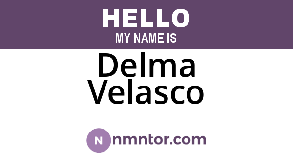 Delma Velasco