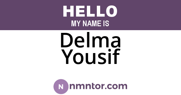 Delma Yousif