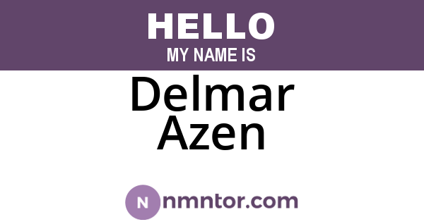 Delmar Azen