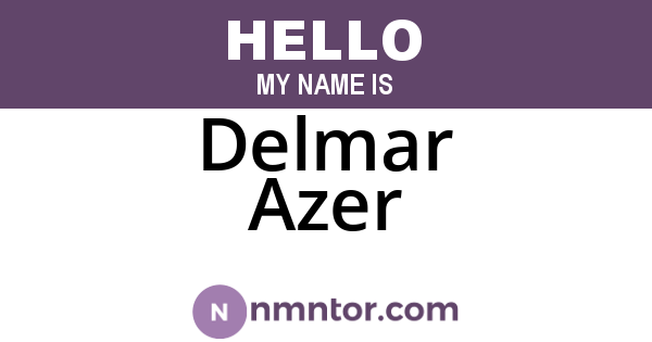 Delmar Azer