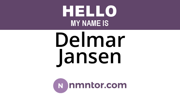 Delmar Jansen