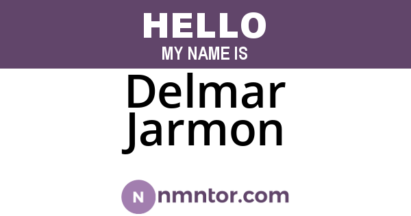 Delmar Jarmon