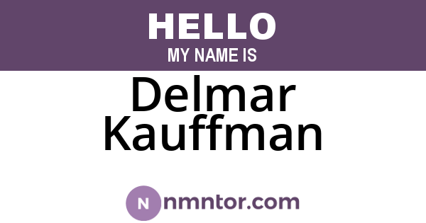 Delmar Kauffman