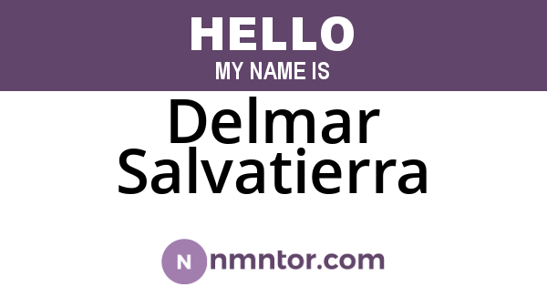 Delmar Salvatierra