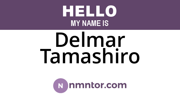 Delmar Tamashiro