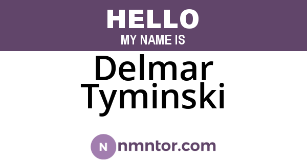 Delmar Tyminski