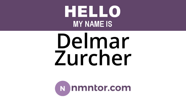 Delmar Zurcher