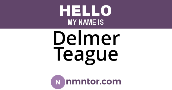 Delmer Teague
