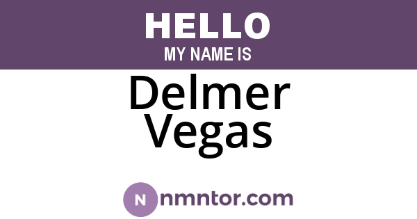 Delmer Vegas