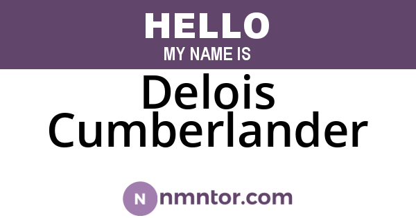 Delois Cumberlander