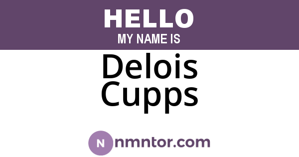 Delois Cupps