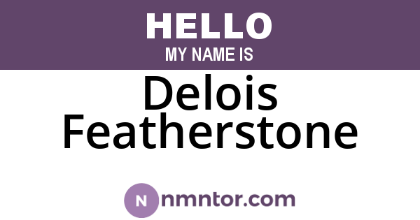 Delois Featherstone