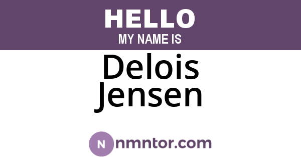 Delois Jensen