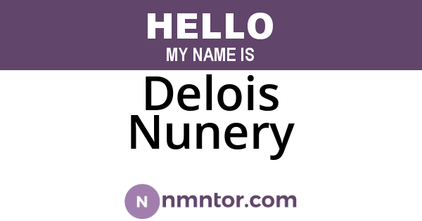 Delois Nunery