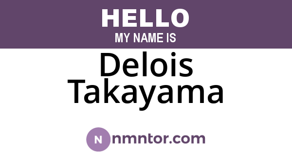 Delois Takayama
