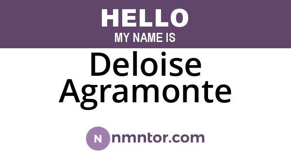 Deloise Agramonte