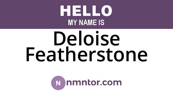 Deloise Featherstone