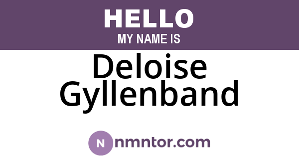 Deloise Gyllenband