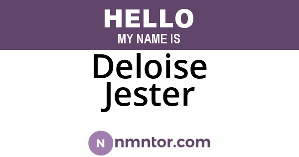 Deloise Jester