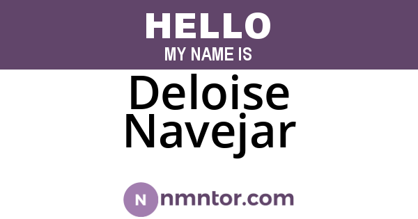 Deloise Navejar