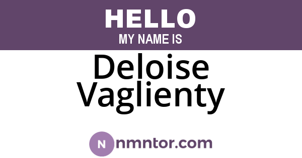 Deloise Vaglienty