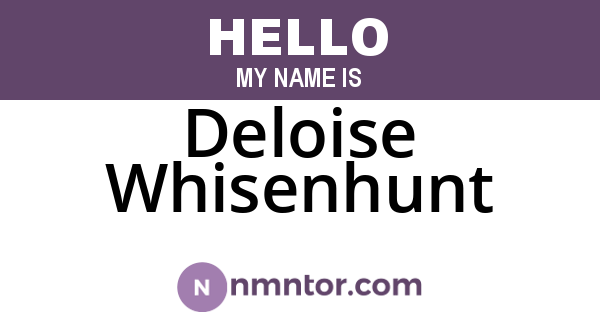 Deloise Whisenhunt