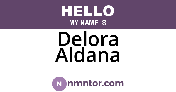 Delora Aldana